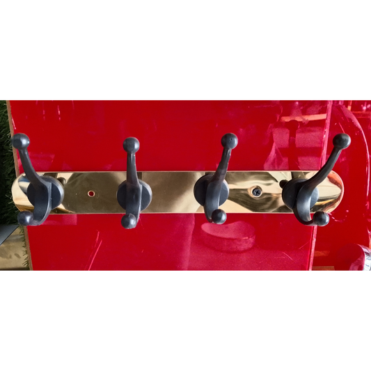 Heavy Duty Iron Wall Mounted Clothes Hook Rack | Multi-Purpose Hanging Stand for Home, Office & Kitchen