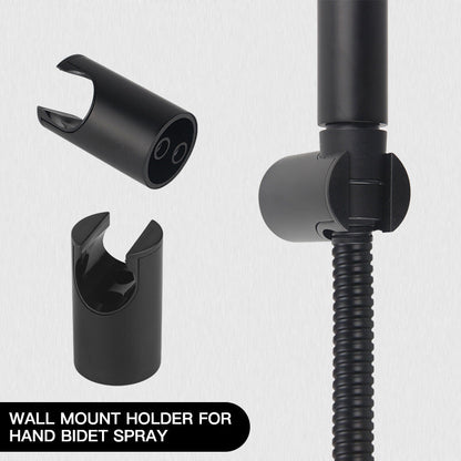 Matte Black Handheld Bidet Spray Gun | Stainless Steel Toilet & Bathroom Sprayer with Adjustable Flow & Pause Function