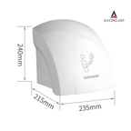Automatic Sensor Hand Dryer | High Speed Electric Hand Drying Machine for Bathroom & Commercial Use