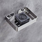 304 Stainless Steel Soap Dish Holder | Wall Mounted Soap Saver Tray with Drainage – 13.5×9.7 cm