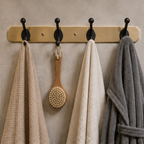 Heavy Duty Iron Wall Mounted Clothes Hook Rack | Multi-Purpose Hanging Stand for Home, Office & Kitchen