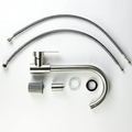 304 Stainless Steel Kitchen Sink Mixer Tap | 360° Swivel Hot & Cold Single Lever Faucet