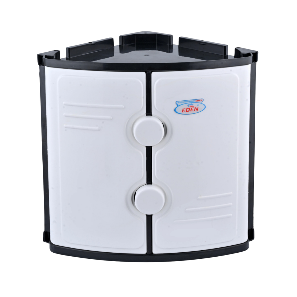 Wall Mounted Bathroom Corner Cabinet | ABS Plastic Storage Shelf – White & Multi Colors