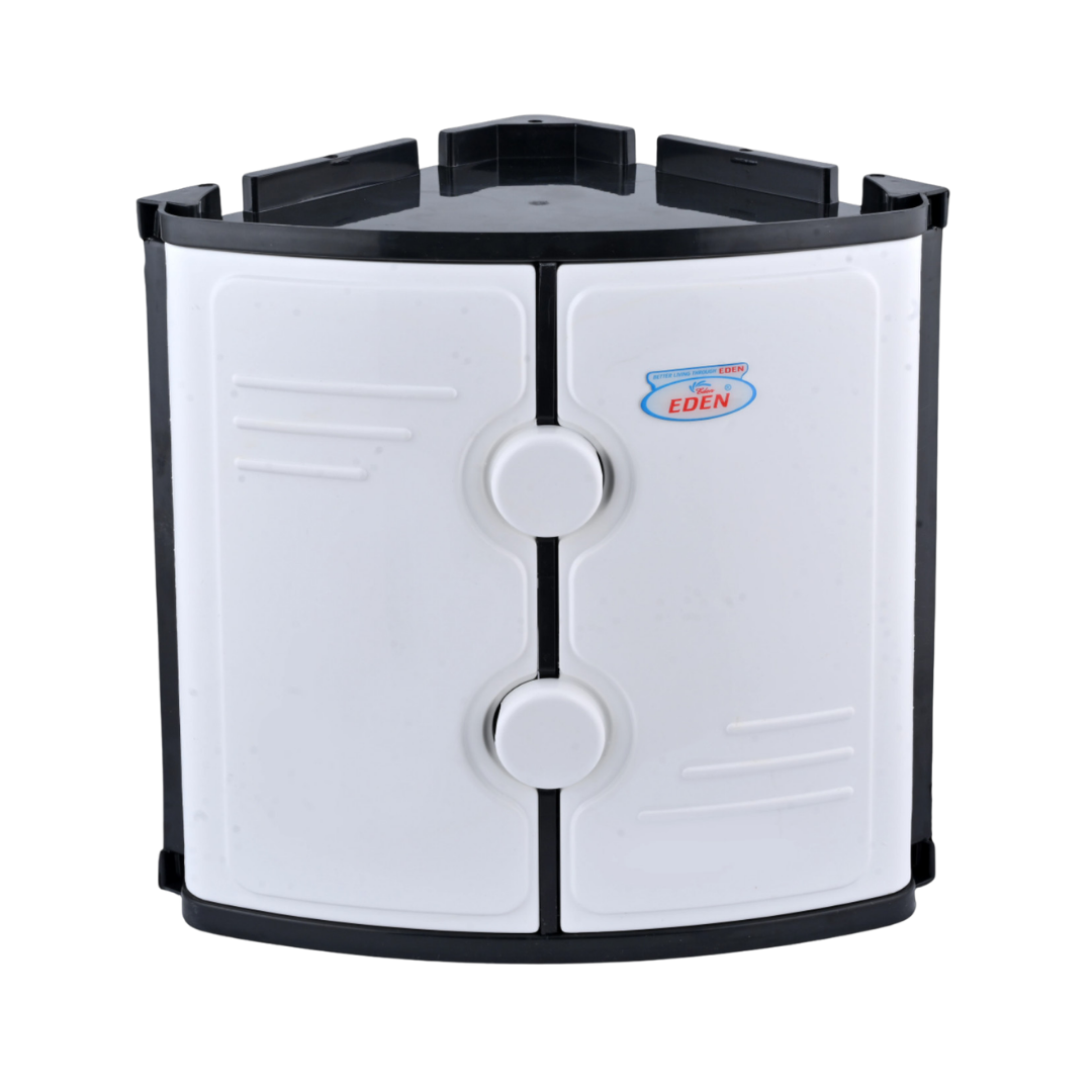 Wall Mounted Bathroom Corner Cabinet | ABS Plastic Storage Shelf – White & Multi Colors