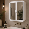Wall Mounted Bathroom Mirror Cabinet | Modern Storage Cabinet with Mirror Door – Space Saving