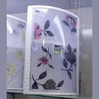 Galaxy Wall Mounted Plastic Decore Bathroom Cabinet | Washroom Storage Shelf Organizer – White & Multi Colors