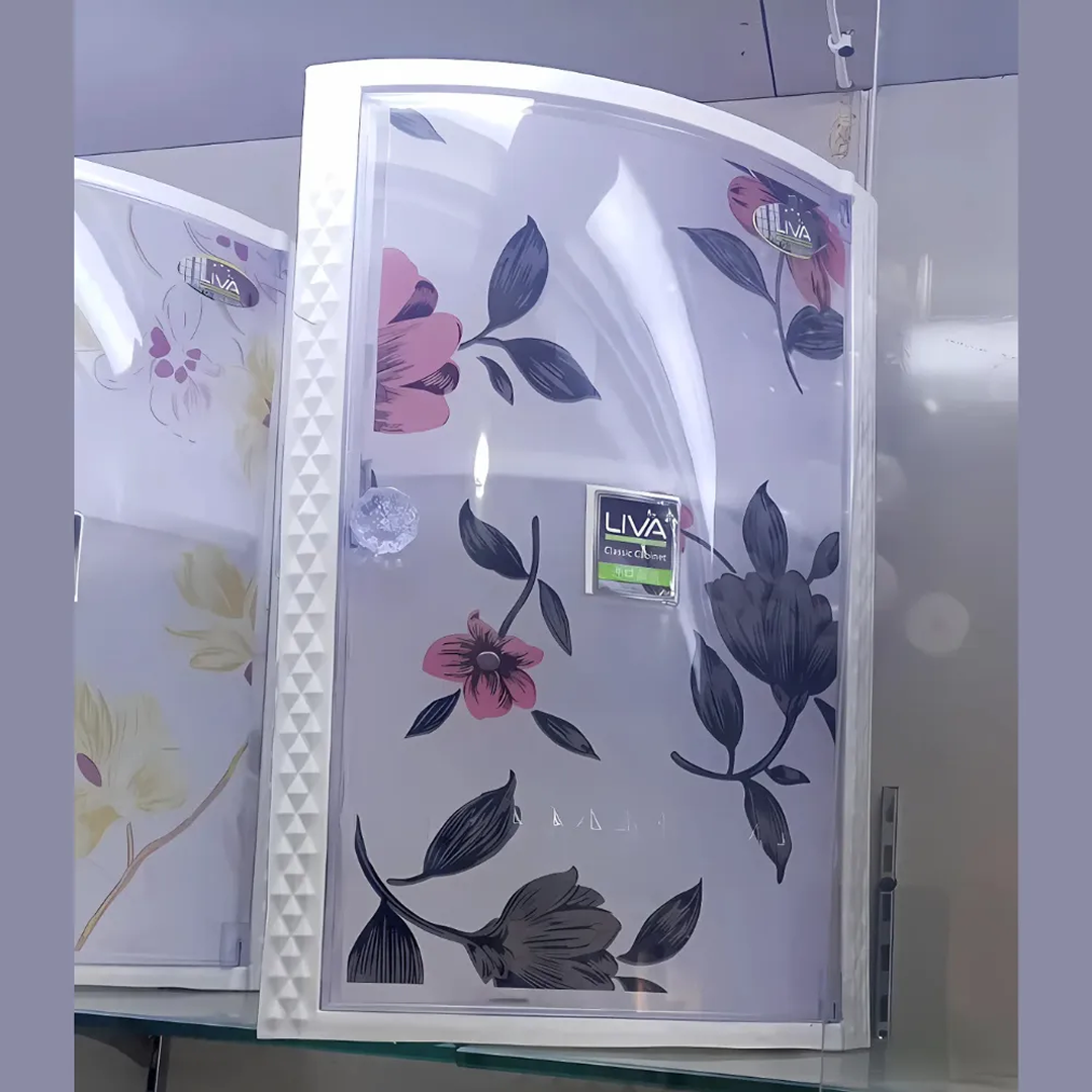 Galaxy Wall Mounted Plastic Decore Bathroom Cabinet | Washroom Storage Shelf Organizer – White & Multi Colors