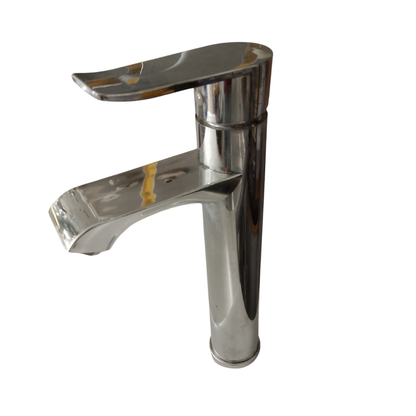 Premium Tall Chrome Vanity Basin Mixer Tap | Single Lever Hot & Cold Bathroom Faucet (30.5 cm)