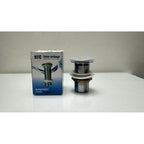 4 Inch Chrome Push Waste Pop-Up Drain | Bathroom Basin & Vanity Sink Waste