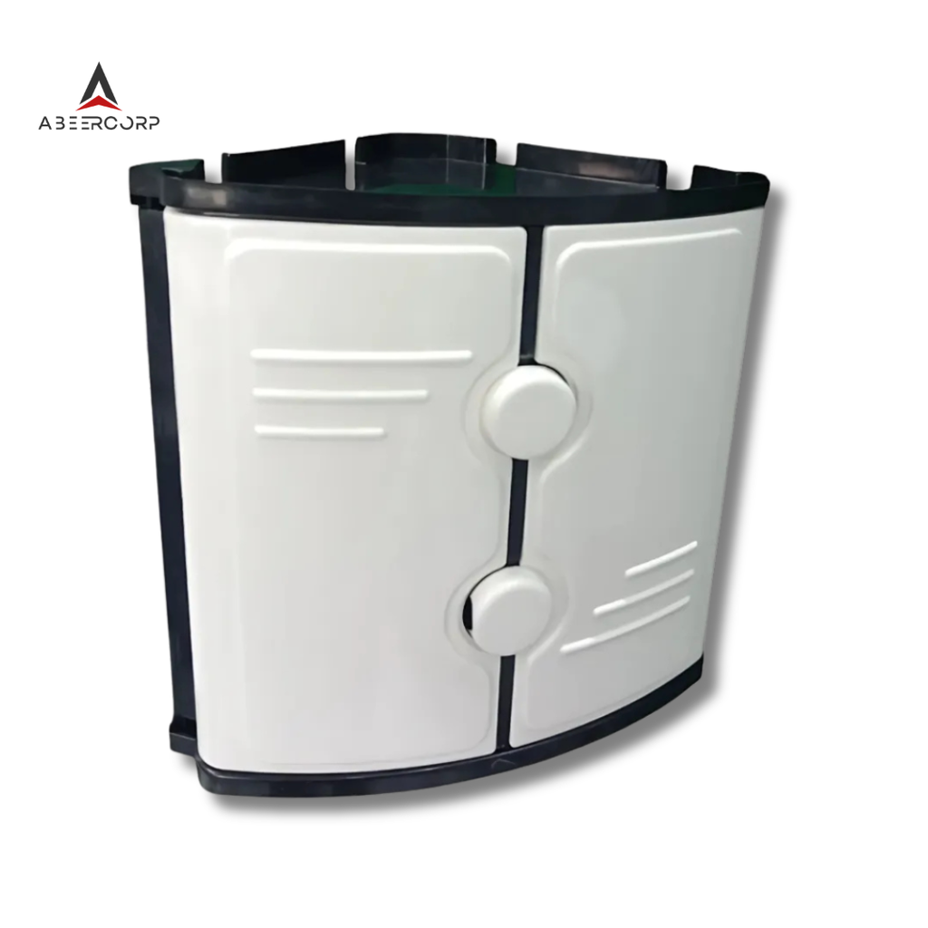 Wall Mounted Bathroom Corner Cabinet | ABS Plastic Storage Shelf – White & Multi Colors