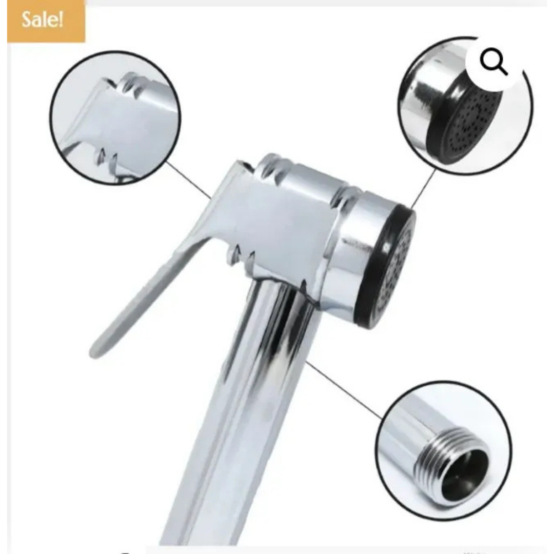 Heavy Duty Brass Muslim Shower Bidet Sprayer | Handheld Bathroom Toilet Spray Gun