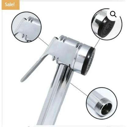 Heavy Duty Brass Muslim Shower Bidet Sprayer | Handheld Bathroom Toilet Spray Gun