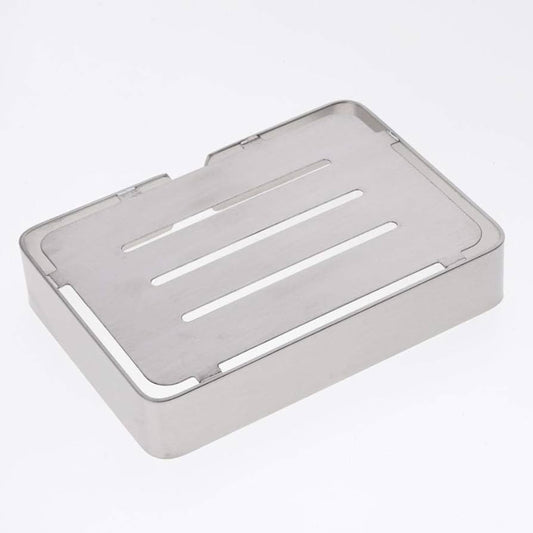 304 Stainless Steel Soap Dish Holder | Wall Mounted Soap Saver Tray with Drainage – 13.5×9.7 cm