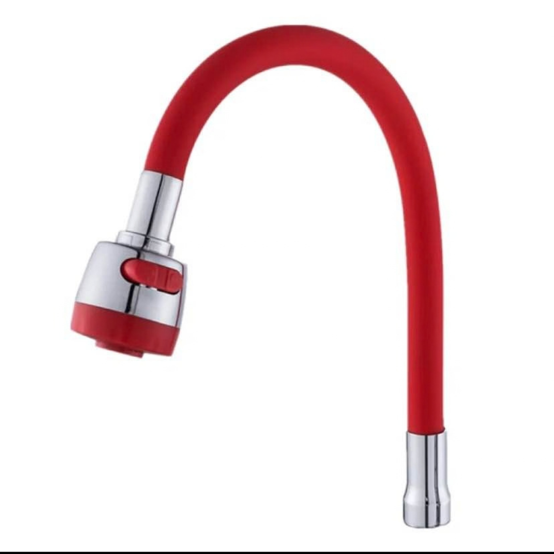 360° Rotating Flexible Kitchen Faucet | Hot & Cold Mixer Tap with Inlet Pipe Options