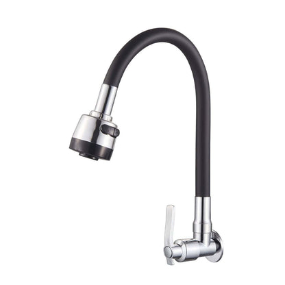 360° Rotating Flexible Kitchen Faucet | Hot & Cold Mixer Tap with Inlet Pipe Options