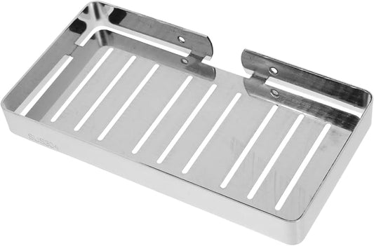 SUS304 Stainless Steel Wall Mounted Soap Dish Rack | Large Drainage Soap Holder – Black, Silver, Gold & Rose Gold