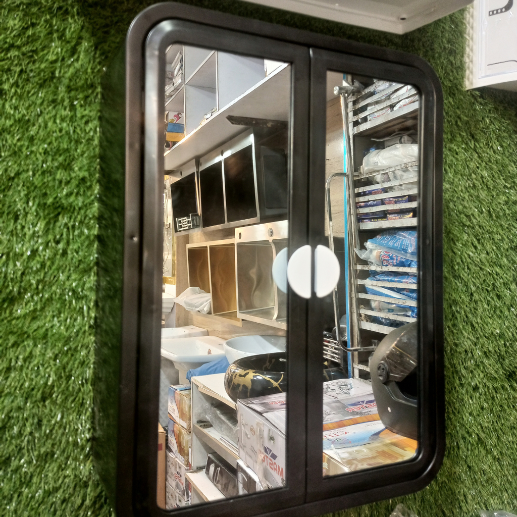 Wall Mounted Bathroom Mirror Cabinet | Modern Storage Cabinet with Mirror Door – Space Saving