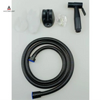 Matte Black Handheld Bidet Spray Gun | Stainless Steel Toilet & Bathroom Sprayer with Adjustable Flow & Pause Function