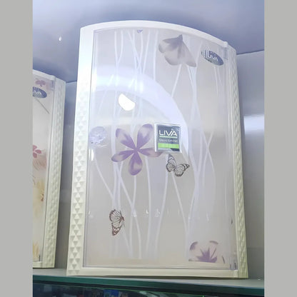 Galaxy Wall Mounted Plastic Bathroom Cabinet | Washroom Storage Shelf Organizer – White & Multi Colors