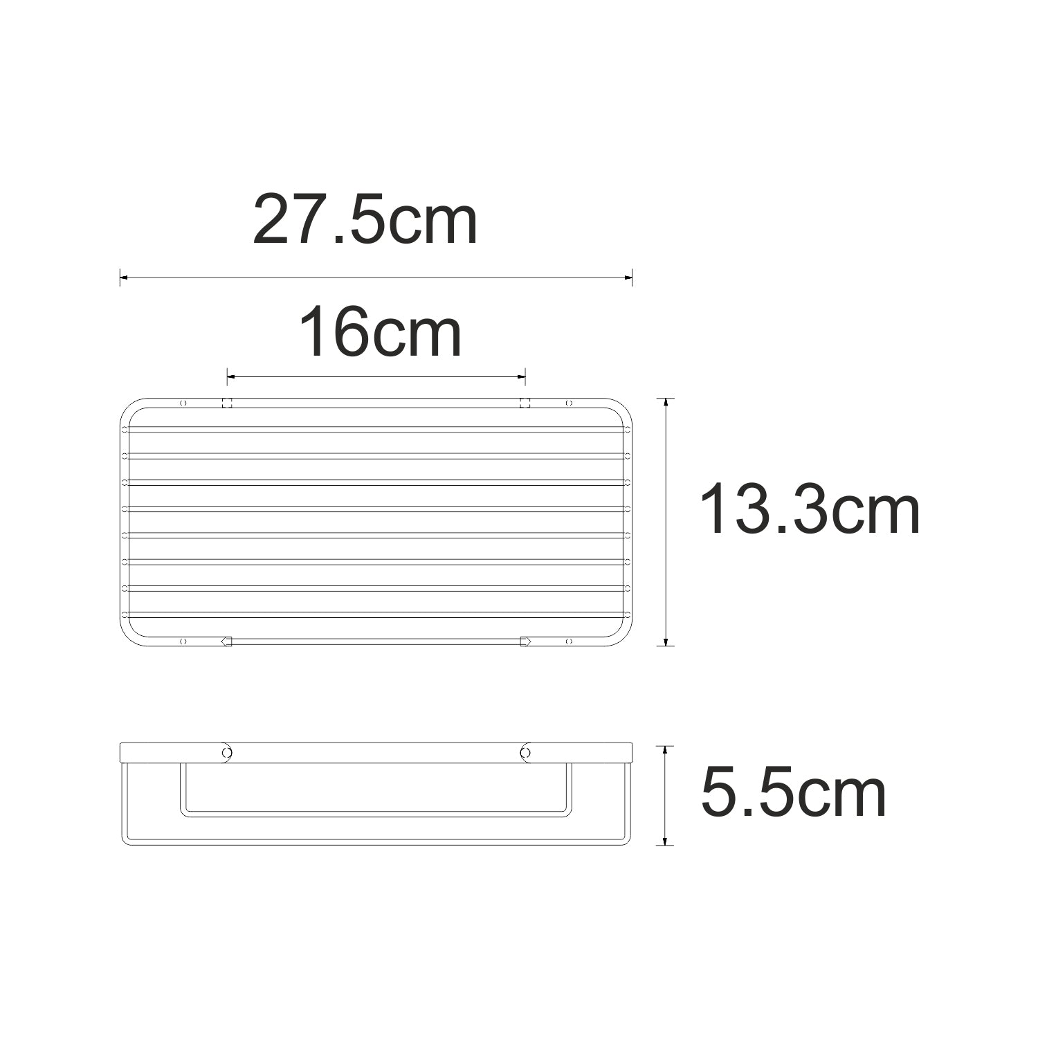 Wire Soap Tray | Wall Mounted Bathroom Soap Holder – Open Drainage, Chrome & Gold Finish