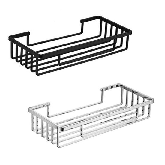 Wire Soap Tray | Wall Mounted Bathroom Soap Holder – Open Drainage, Chrome & Gold Finish