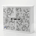 Wall Mounted Double Door Plastic Bathroom Cabinet | Waterproof Storage Organizer – Multi-Color