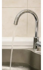 360° Rotating Kitchen Faucet | Single Handle Chrome Sink Mixer Tap with Expandable Inlet Pipe – Universal Thread