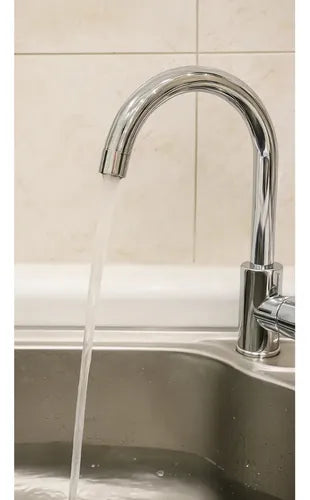 360° Rotating Kitchen Faucet | Single Handle Chrome Sink Mixer Tap with Expandable Inlet Pipe – Universal Thread