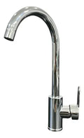 360° Rotating Kitchen Faucet | Single Handle Chrome Sink Mixer Tap with Expandable Inlet Pipe – Universal Thread