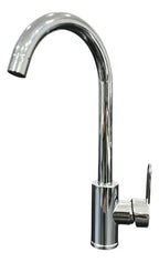 360° Rotating Kitchen Faucet | Single Handle Chrome Sink Mixer Tap with Expandable Inlet Pipe – Universal Thread