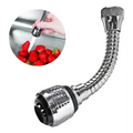 360° Flexible Faucet Sprayer | Stainless Steel Rotating Tap Extension for Kitchen & Bathroom