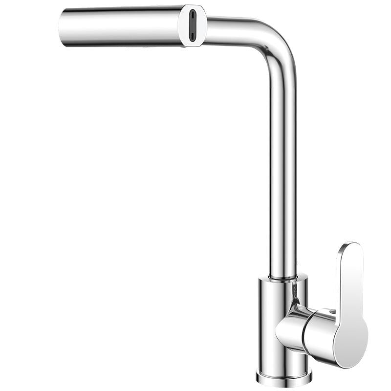 Waterfall Kitchen Faucet with Pull Down Sprayer | 3-Mode 360° Swivel Stainless Steel Sink Mixer Tap