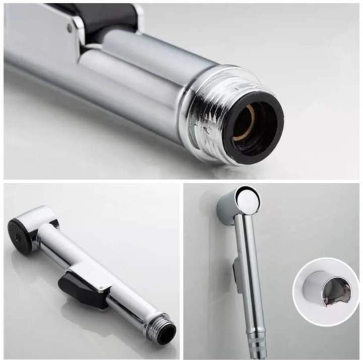 Stainless Steel Muslim Shower Head Only | Handheld Bidet Sprayer for Toilet & Bathroom – No Pipe, Chrome Finish