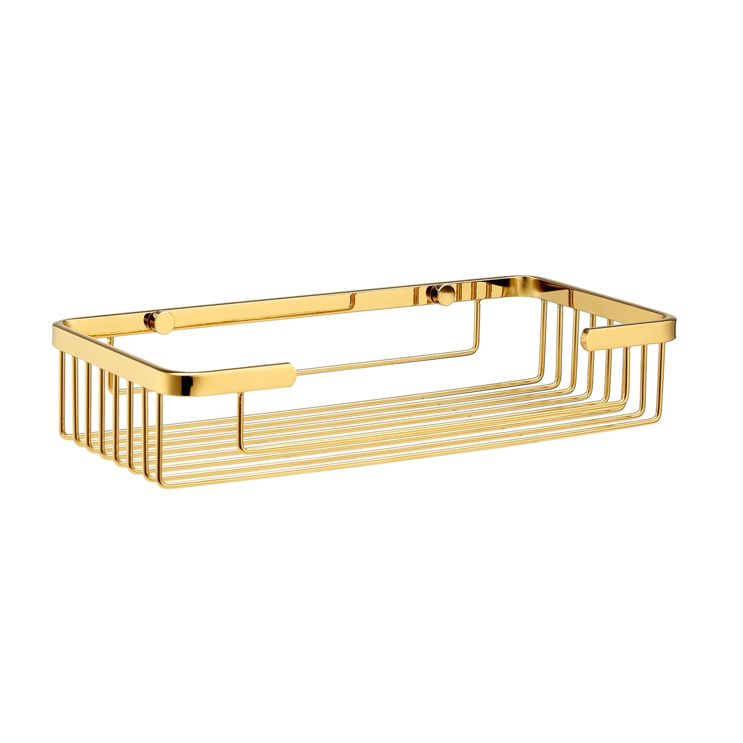 Wire Soap Tray | Wall Mounted Bathroom Soap Holder – Open Drainage, Chrome & Gold Finish