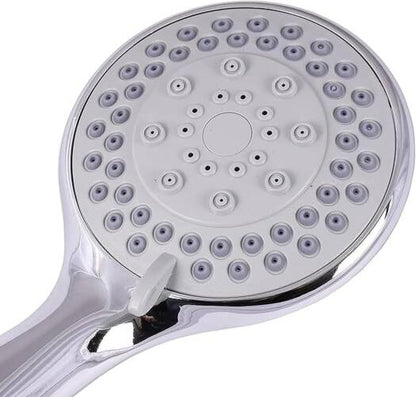 5-Mode High Pressure Handheld Shower Set with Hose & Wall Hook | Chrome Bathroom Shower Head