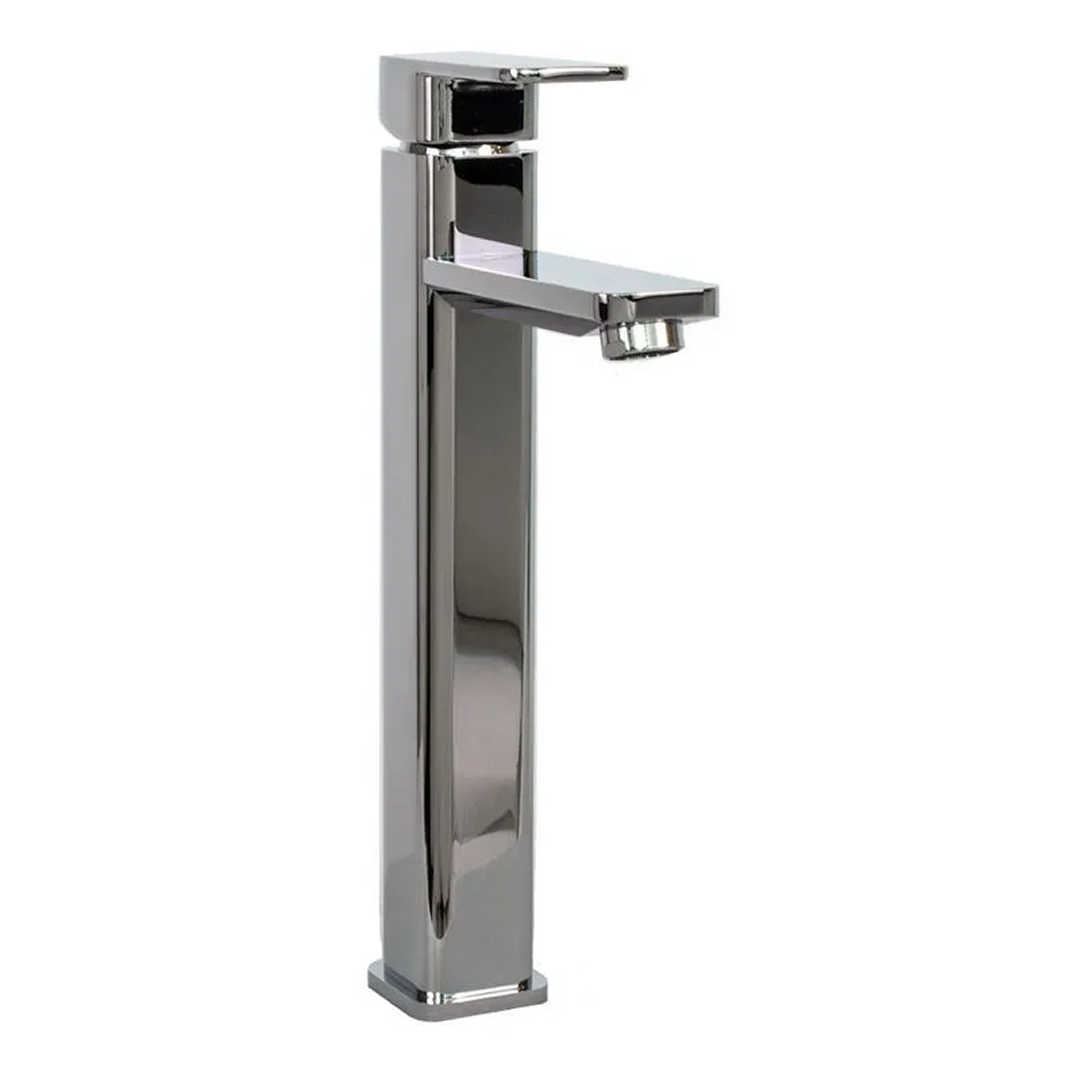 Chrome Single Handle Basin Vanity Mixer Faucet | Hot & Cold Deck Mounted Tap – Brass Body (Model YL11802)