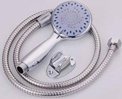 5-Mode High Pressure Handheld Shower Set with Hose & Wall Hook | Chrome Bathroom Shower Head