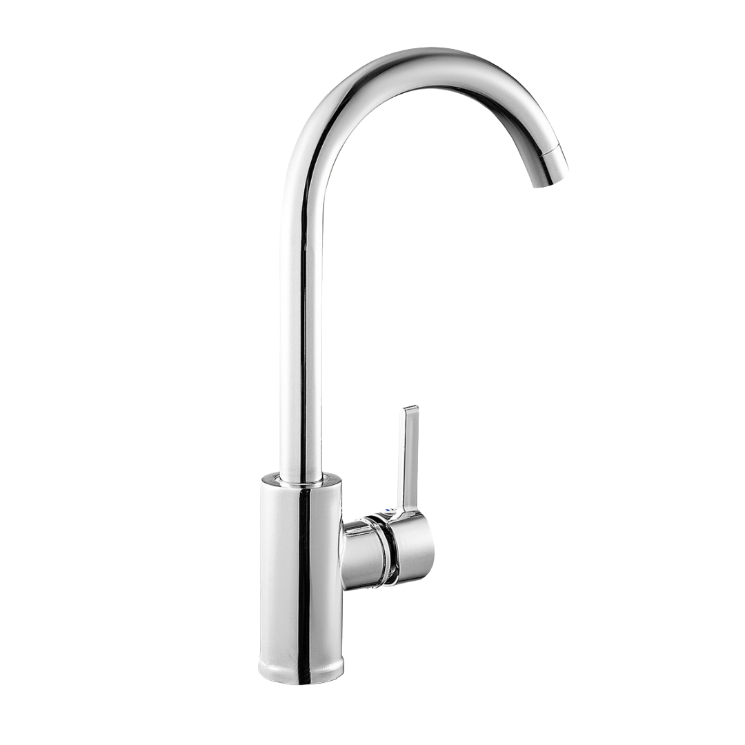 304 Stainless Steel Kitchen Sink Mixer Tap | 360° Swivel Hot & Cold Single Lever Faucet